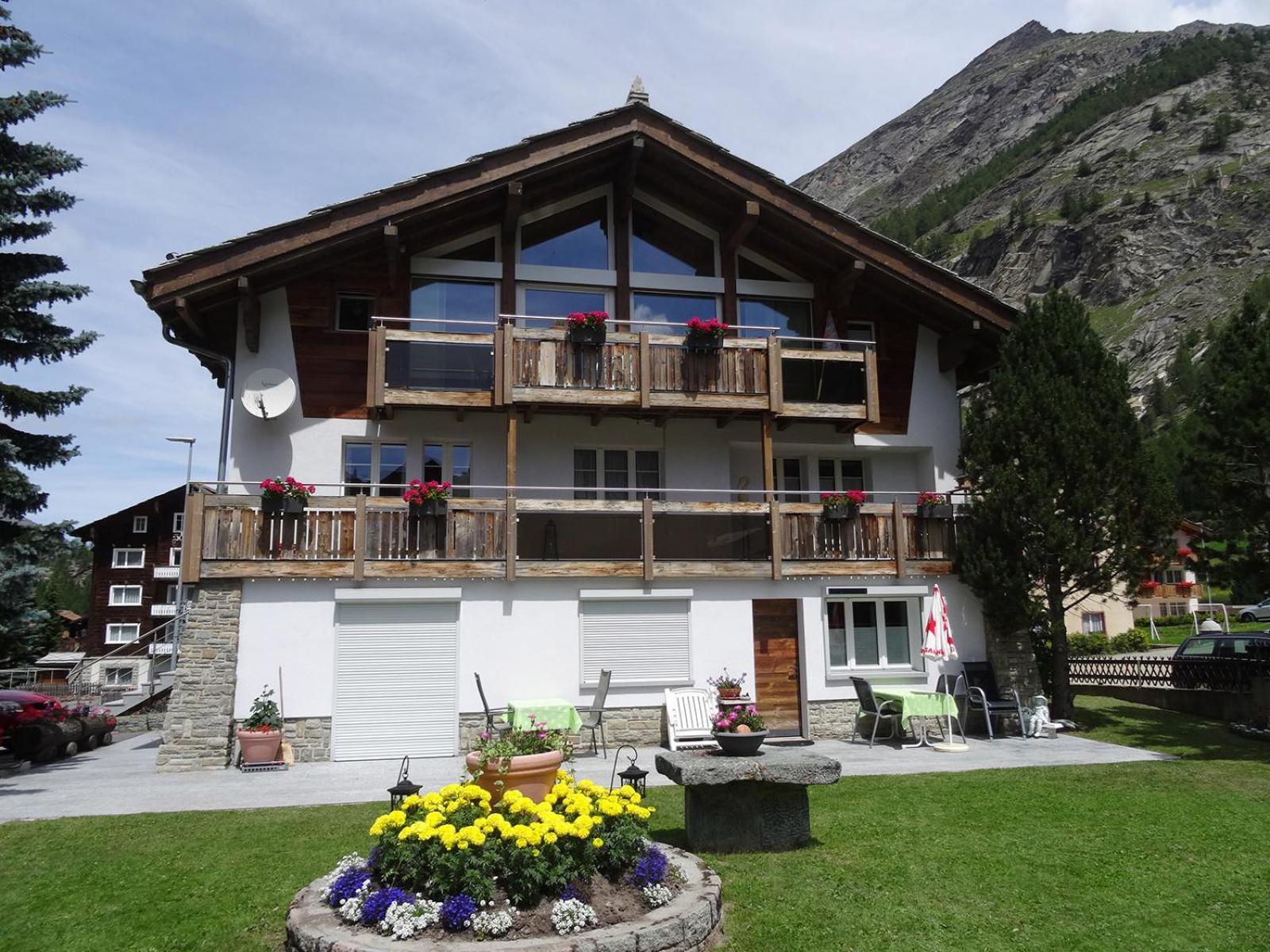 Chalet Wiesengrund Edelweiss 6P Saas-Almagell ภายนอก รูปภาพ